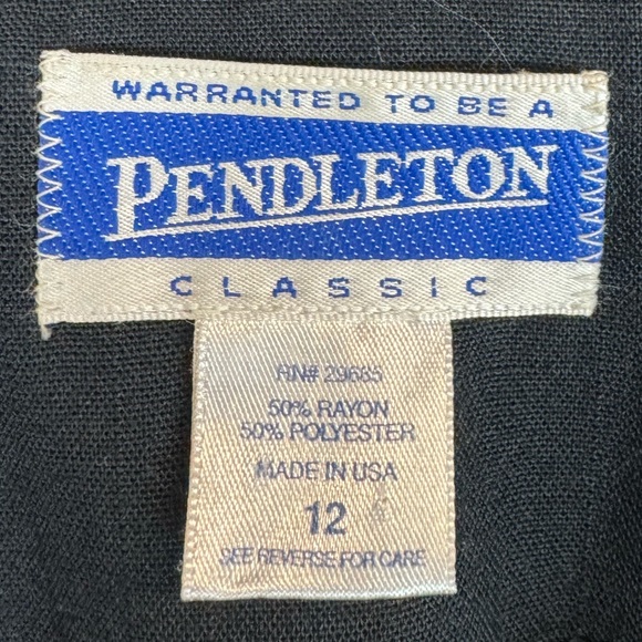 Pendleton Classic Black Women's Blazer - Picture 2 of 4